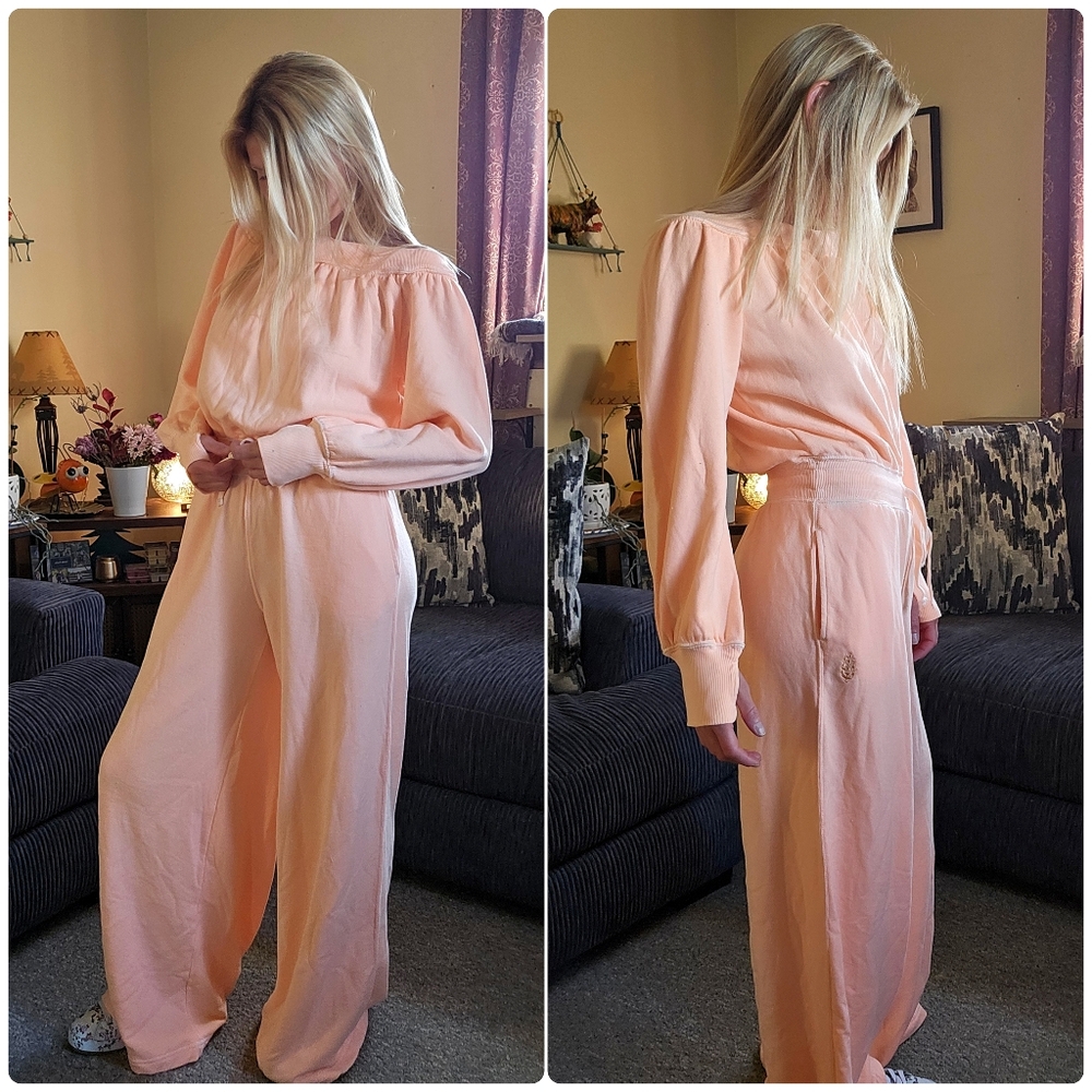 NWOT FP Movement One To Beat Onesie Pastel Peach Size XS - Picture 5 of 8